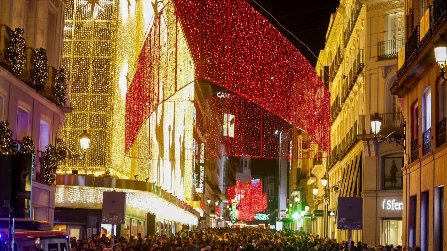La luces de Navidad de Madrid.