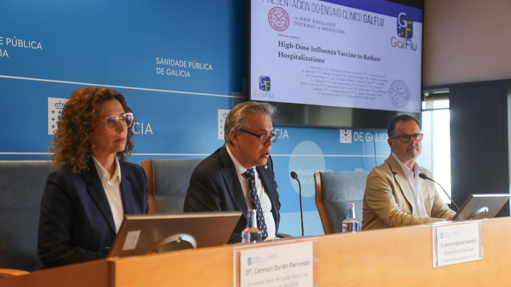 Rueda de prensa de presentación de los resultados de Galflu.