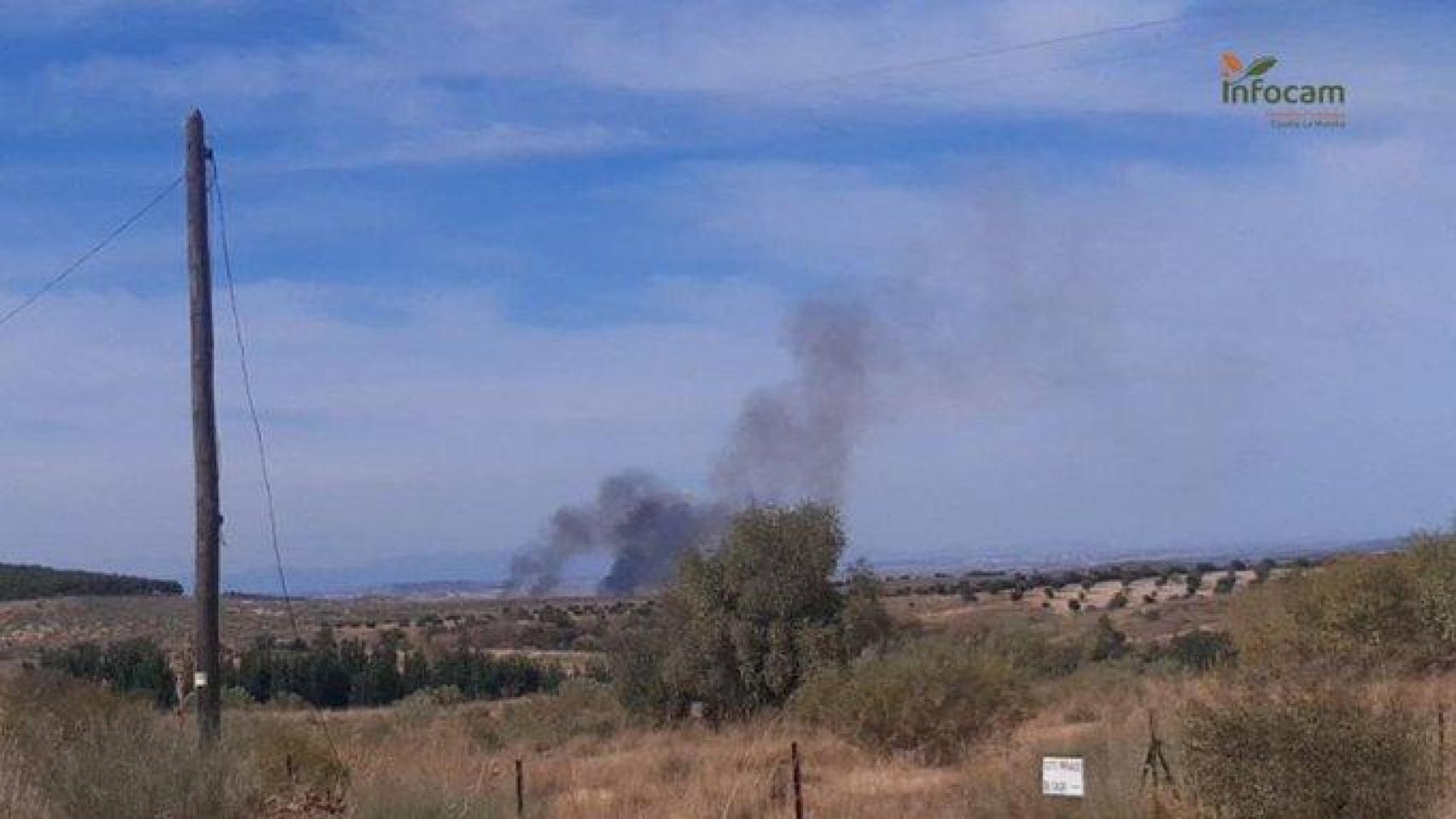 Incendio en Nambroca (Toledo).