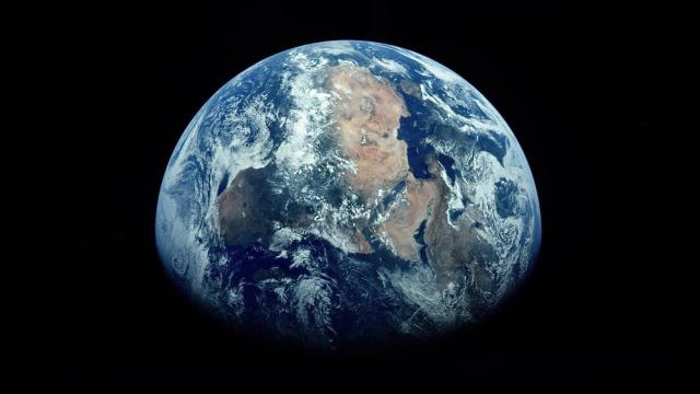 La Tierra vista desde el Apollo XI.