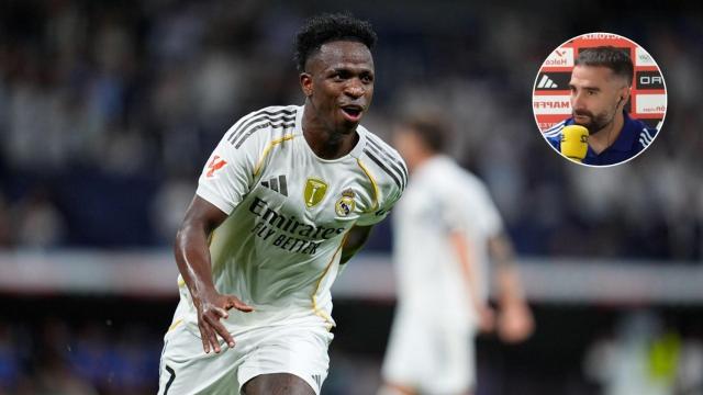 Imagen de Vinicius y Dani Carvajal.