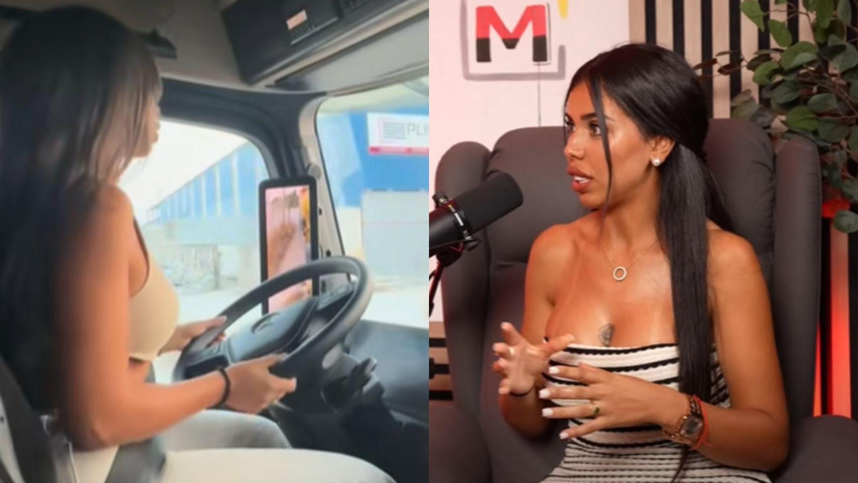 Imagen de Xaima, camionera en España.