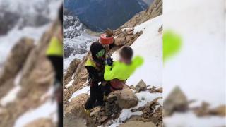 Muere un francés de 68 años en el pico Gabietos del Pirineo aragonés tras precipitarse por un tropiezo.