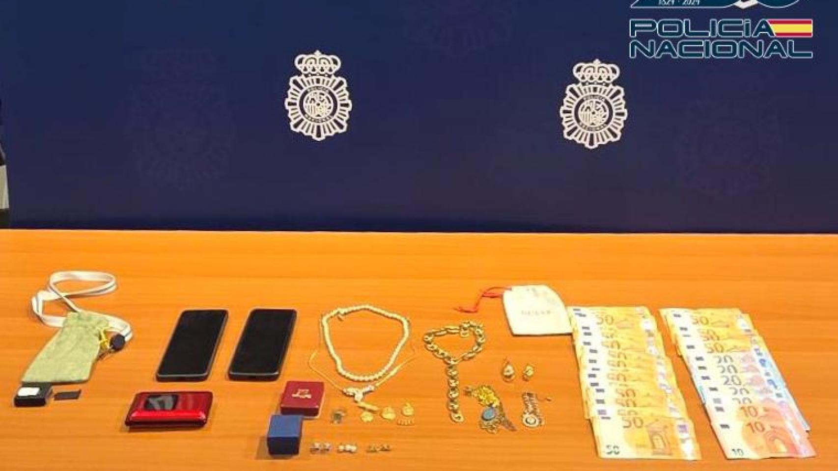 Efectos intervenidos. Foto: Policía Nacional.