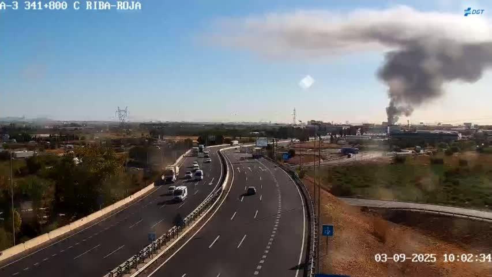 Cámara de seguridad de la A-3. DGT