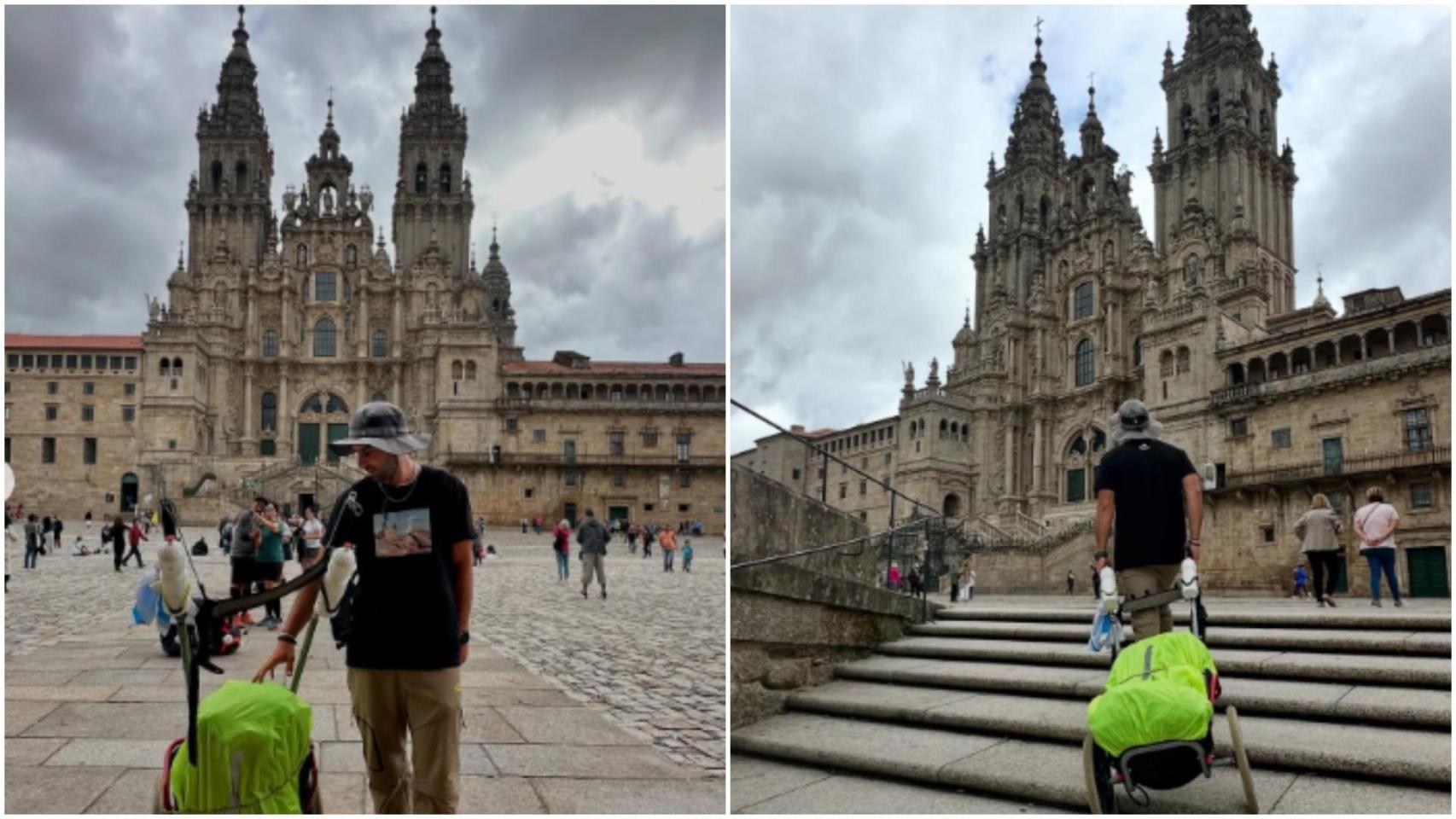 David llega a la Catedral de Santiago