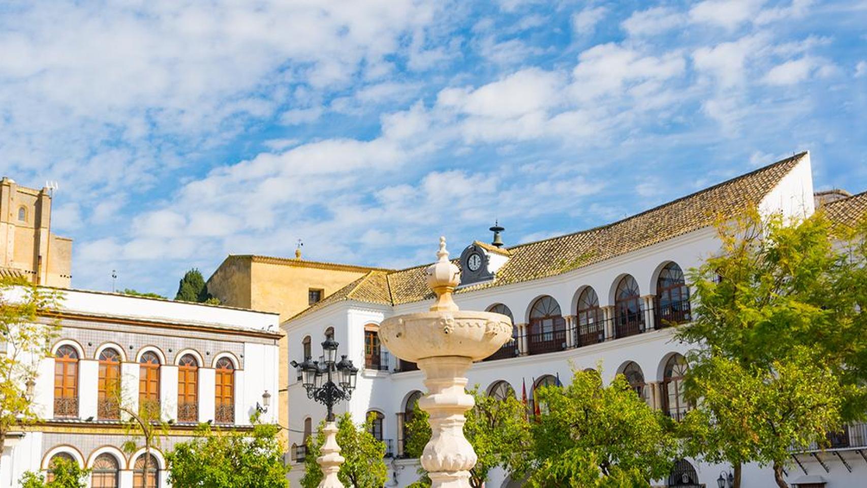 Imagen de una de las plazas de Osuna