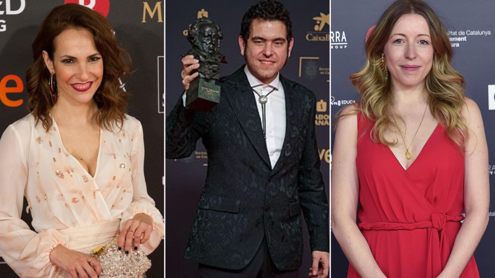 Javier Macipe, Pilar Palomero y Paula Ortiz.