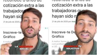 El abogado gallego Andrés Millán (29), sobre cómo conseguir 5 años extras de cotización: "No hace falta..."