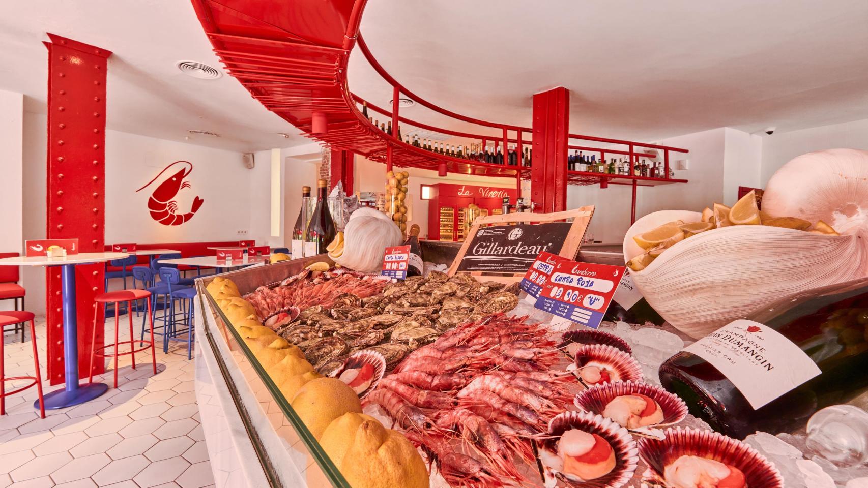 La rojiza barra canalla de Gamberro.