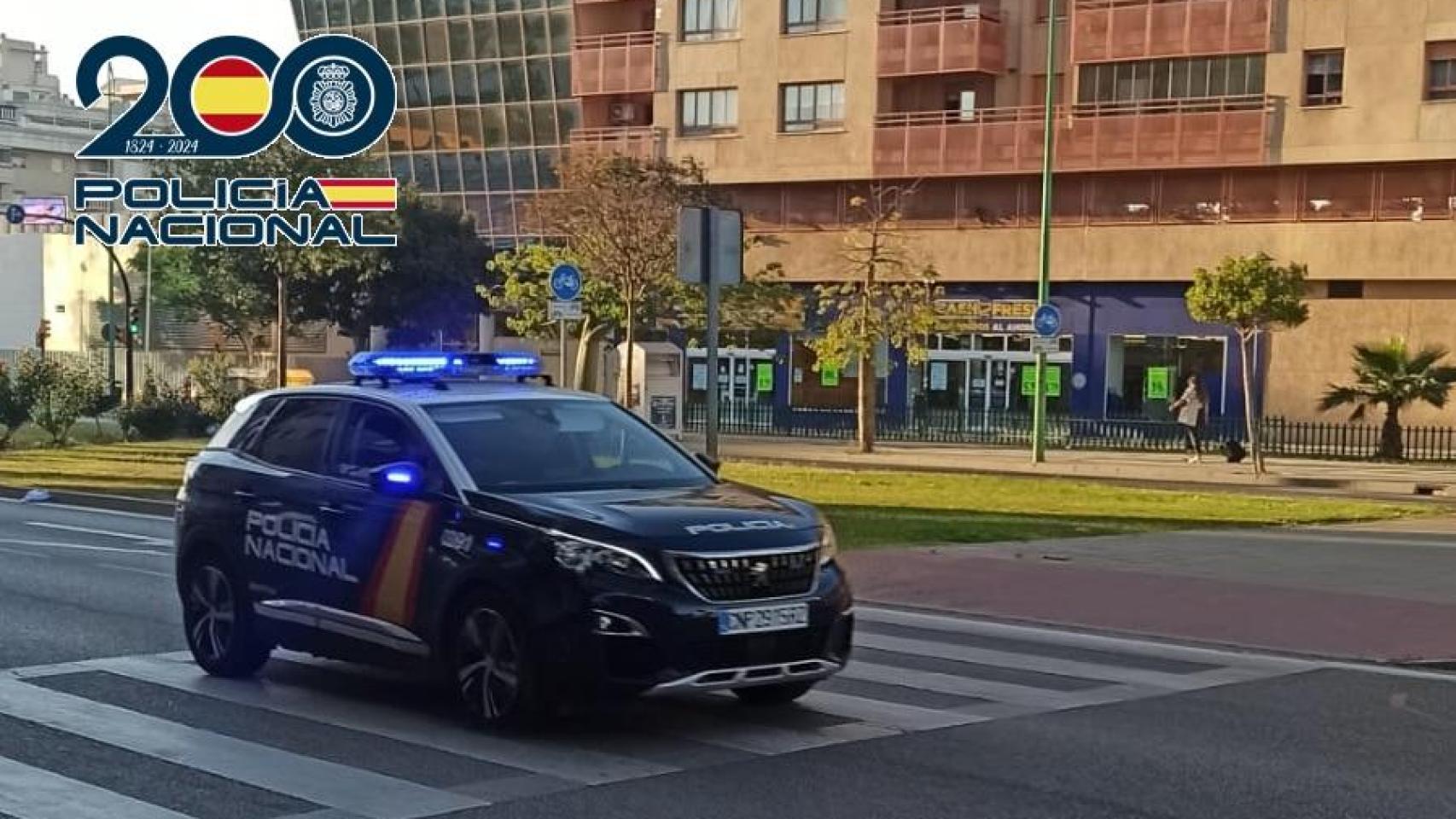 Una imagen de la Policía en Teatinos.