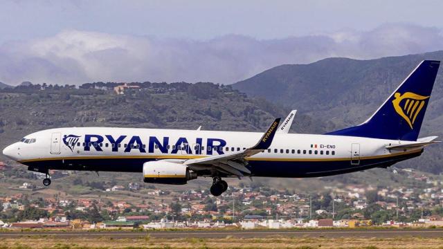 Un vuelo de Ryanair.