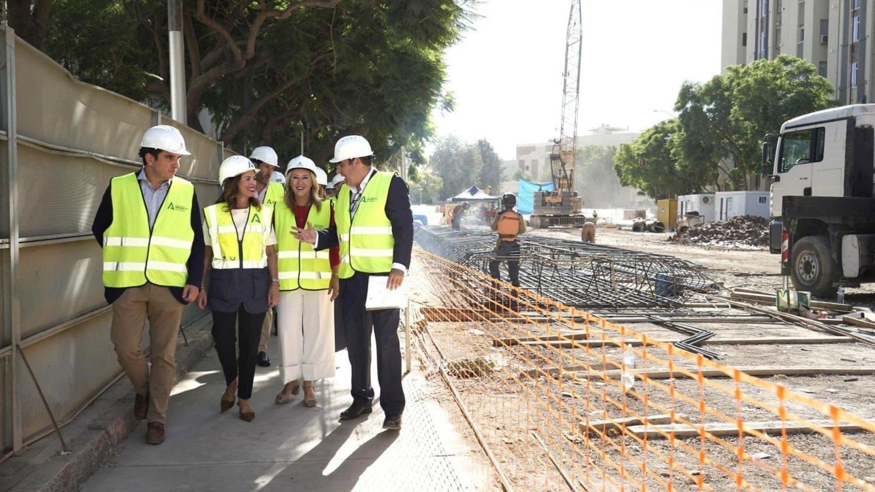 Una imagen de la convocatoria de prensa hoy.