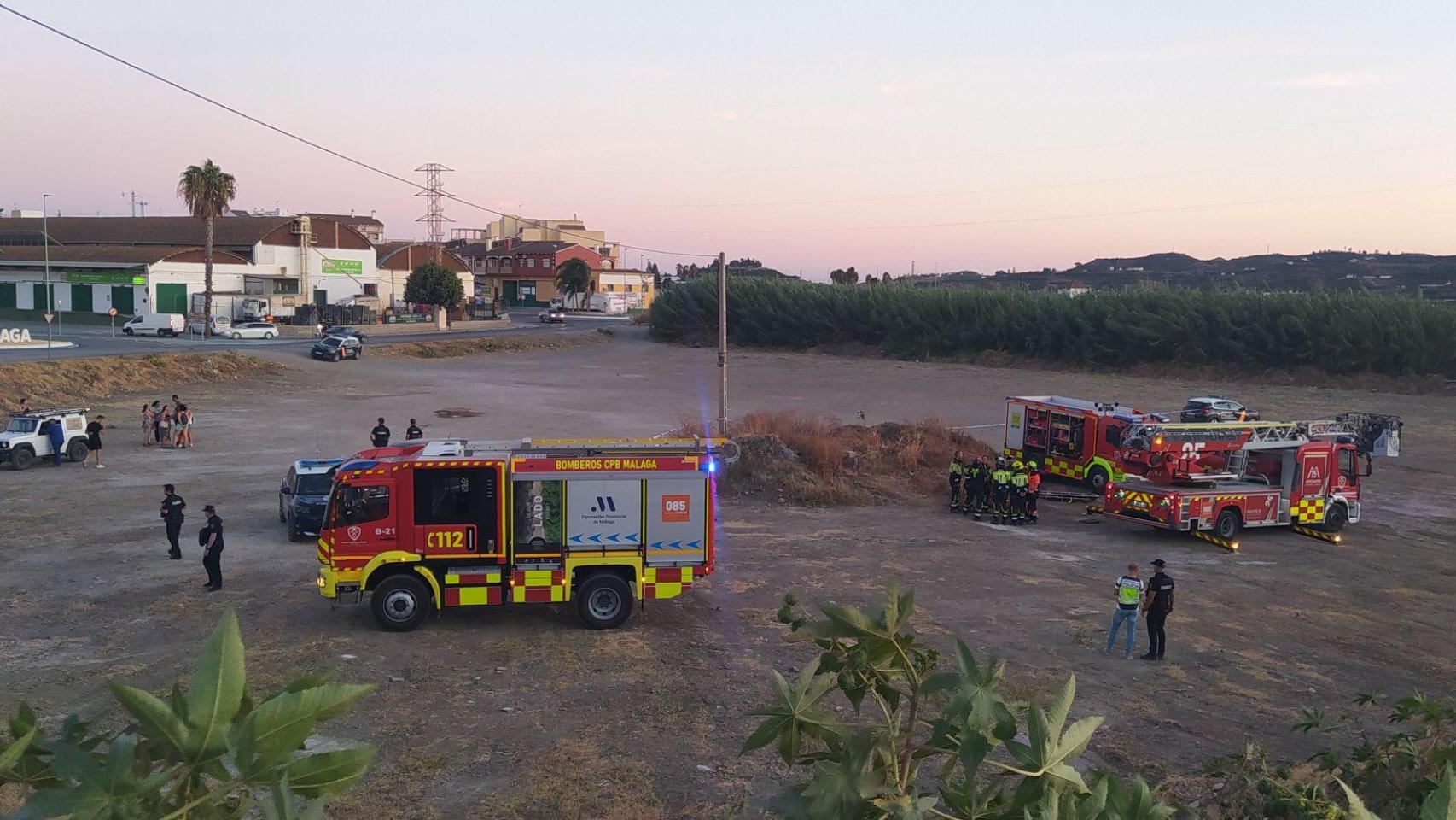 El lugar de los hechos.