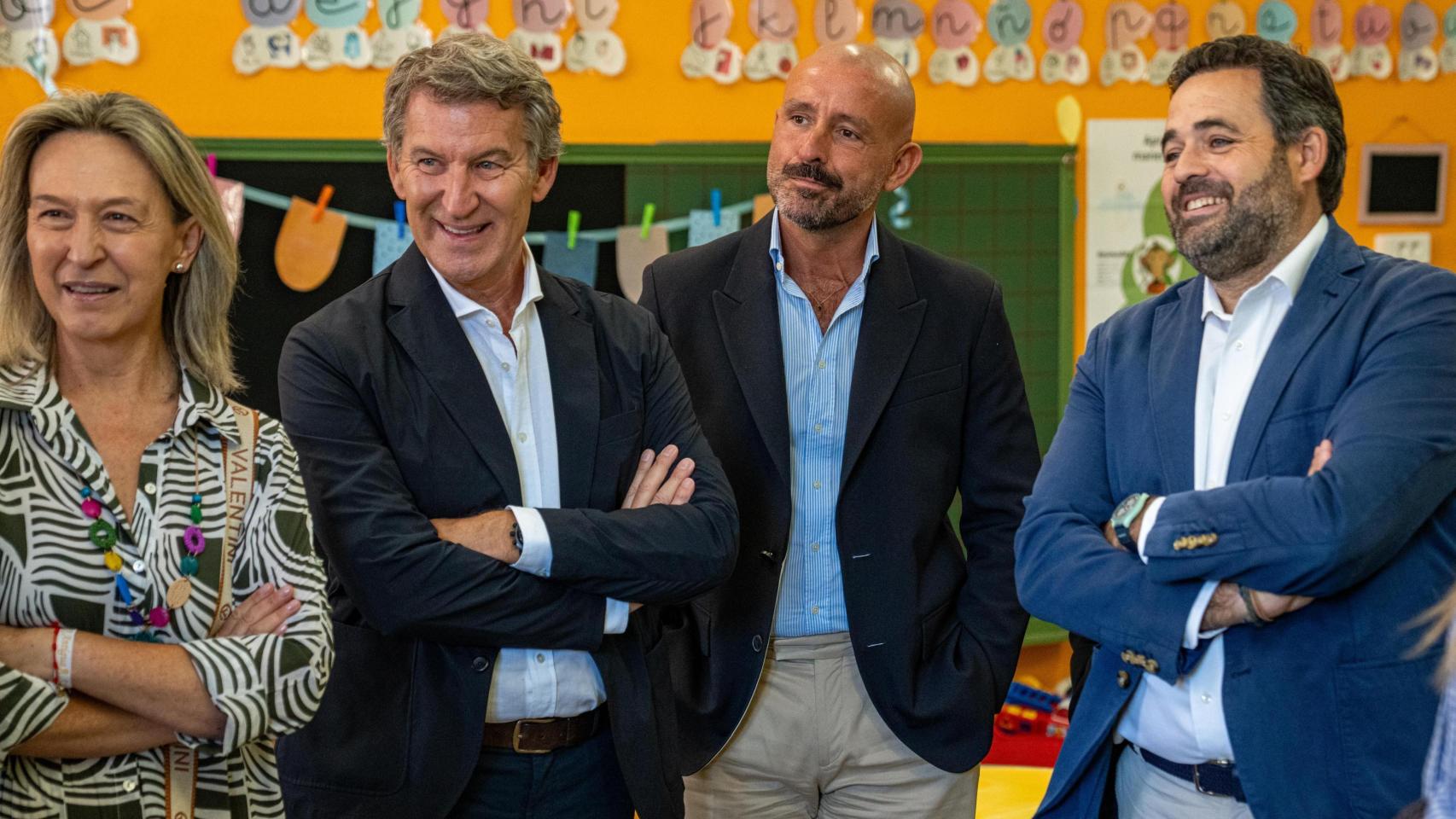 Feijóo y Núñez en su visita en Guadalajara