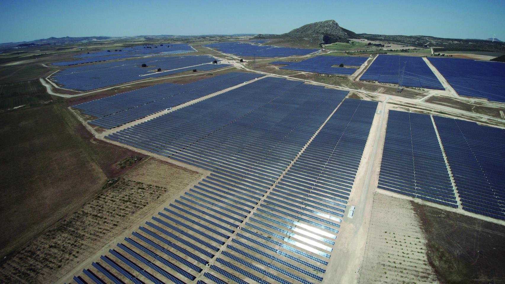 Planta solar fotovoltaica.