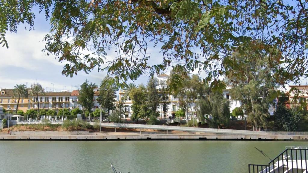 Vista de los Jardines María Jiménez desde el Paseo Alcalde Marqués del Contadero.