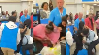 Una cajera de Walmart fue brutalmente atacada por un grupo de clientes en Indiana: "¿Dónde está, perra?"