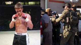 Un ex luchador de artes marciales se une a ICE en una feria de reclutamiento: “Voy a trabajar con estos tipos que te van a arrestar”