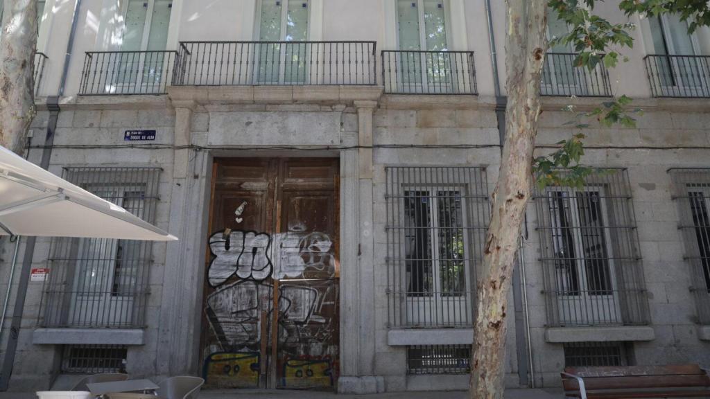 Fachada actual del Palacio de la Duquesa Sueca en Madrid.