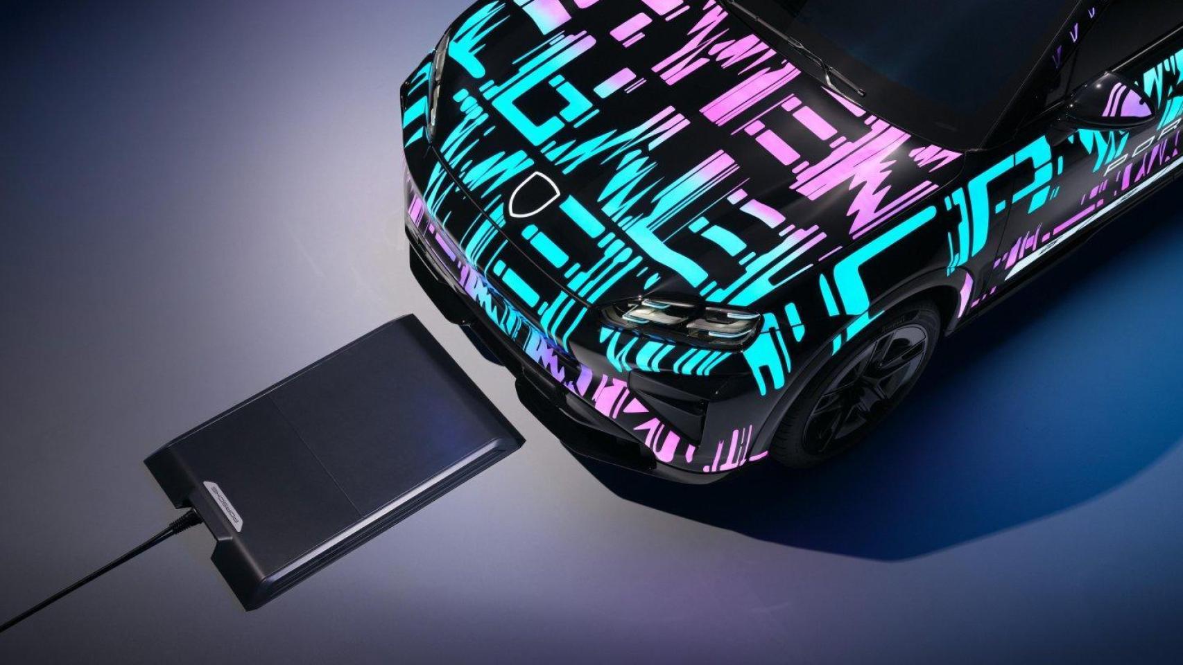 Porsche Cayenne Electric con carga inalámbrica