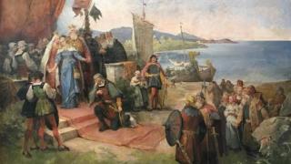 Kristina, la reina noruega que viajó a Valladolid para desposar a Felipe de Castilla y hoy tiene la única iglesia vikinga de España