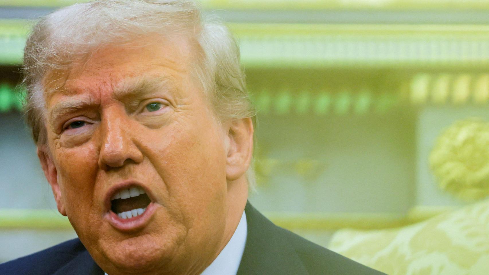 Donald Trump en el Despacho Oval de la Casa Blanca.