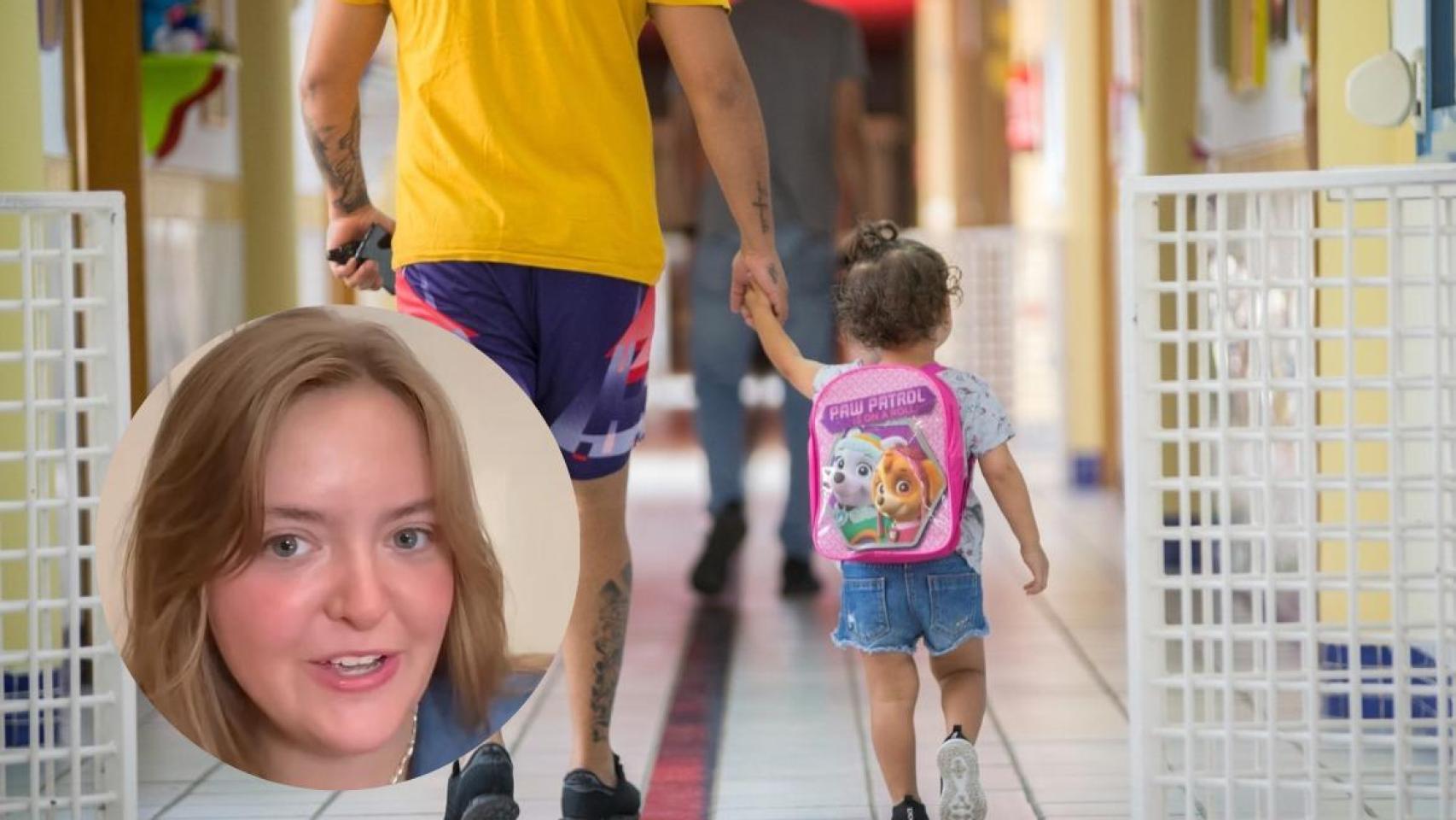 Collage de Sophie con una imagen de la vuelta al cole