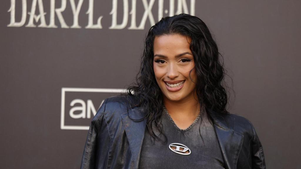 El cantante Chanel en el estreno mundial de 'The Walking Dead: Daryl Dixon' en Madrid.