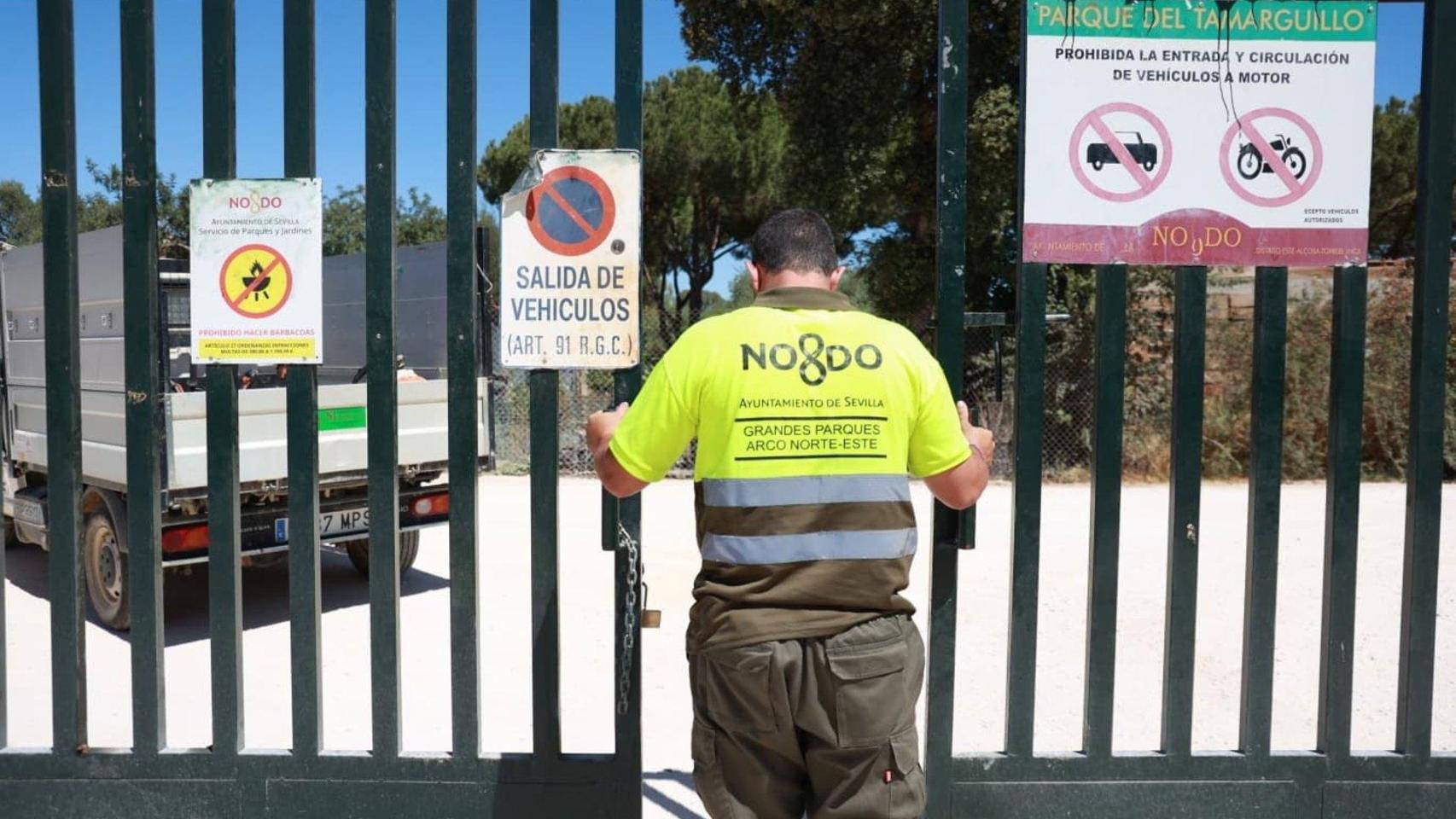 Imagen del parque del Tamarguillo.