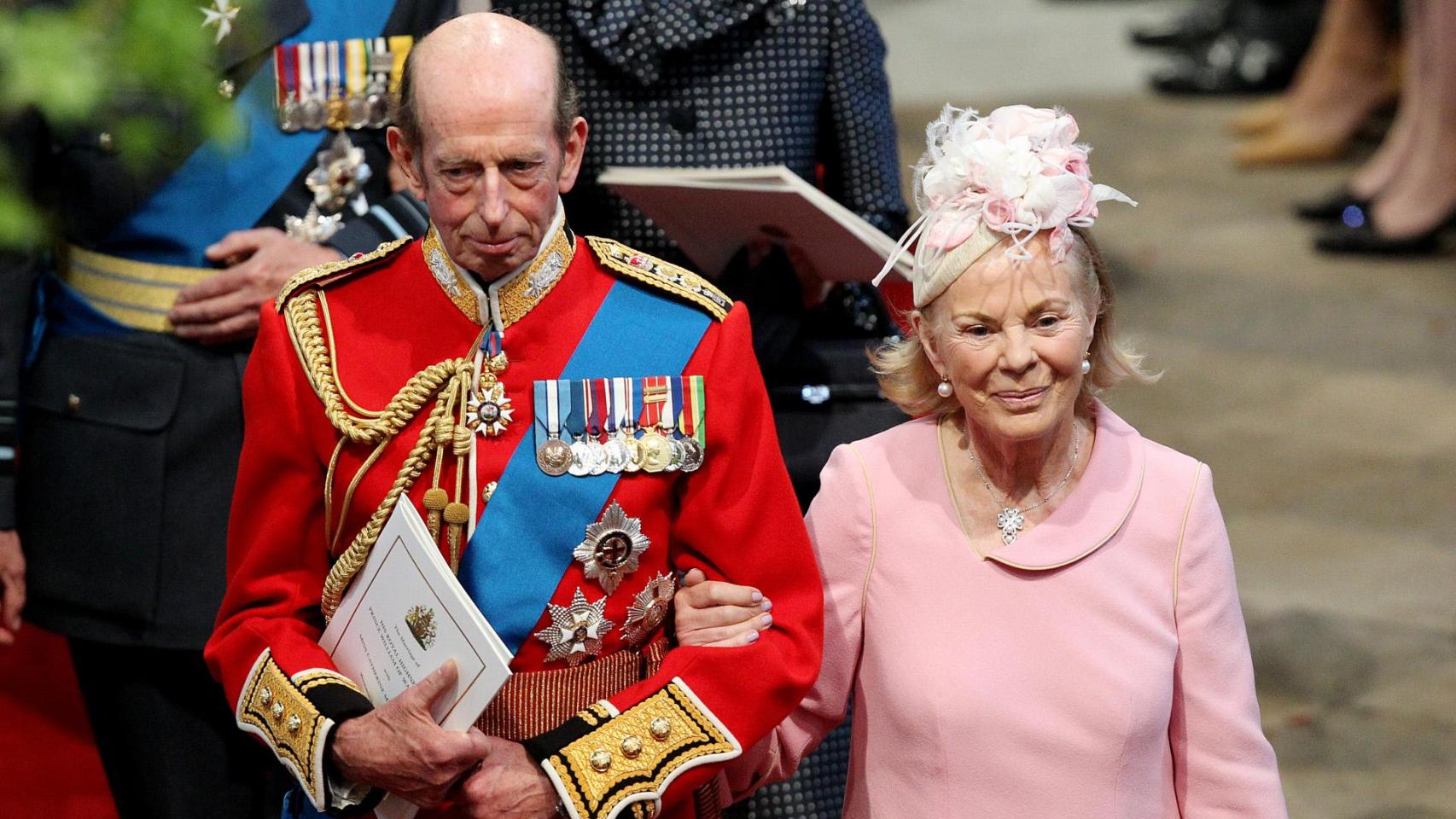 El duque de Kent y su esposa, en una foto de archivo.