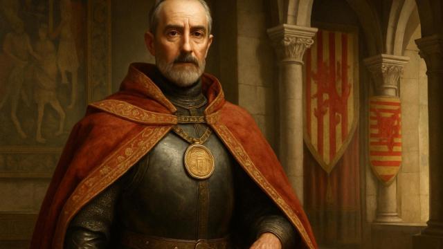 El militar, el diplomático y señor feudal, Bernat de Sarrià.