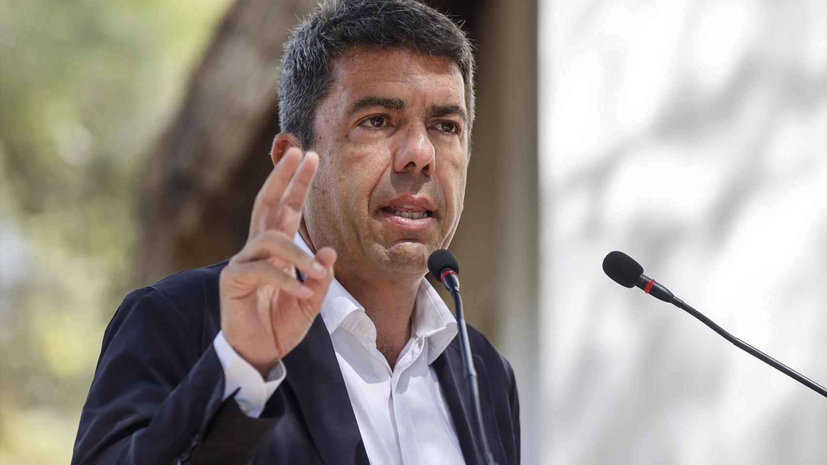 El presidente de la Generalitat, Carlos Mazón. Rober Solsona / EP