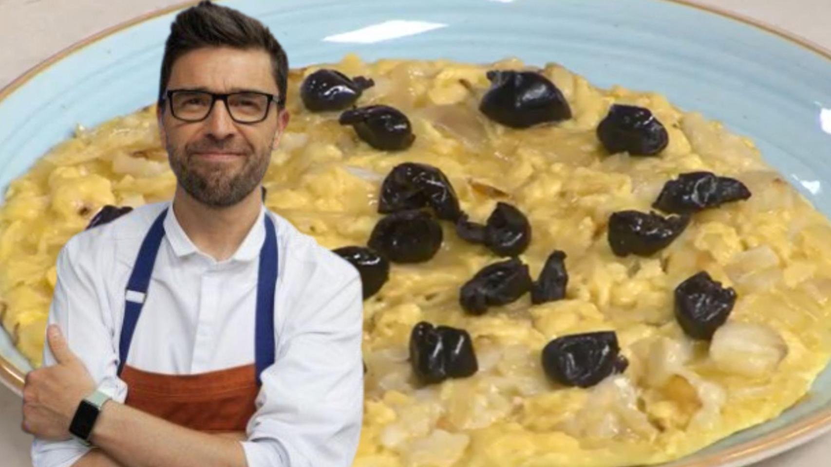 Una 'tortilla vaga' y Daniel Yranzo.