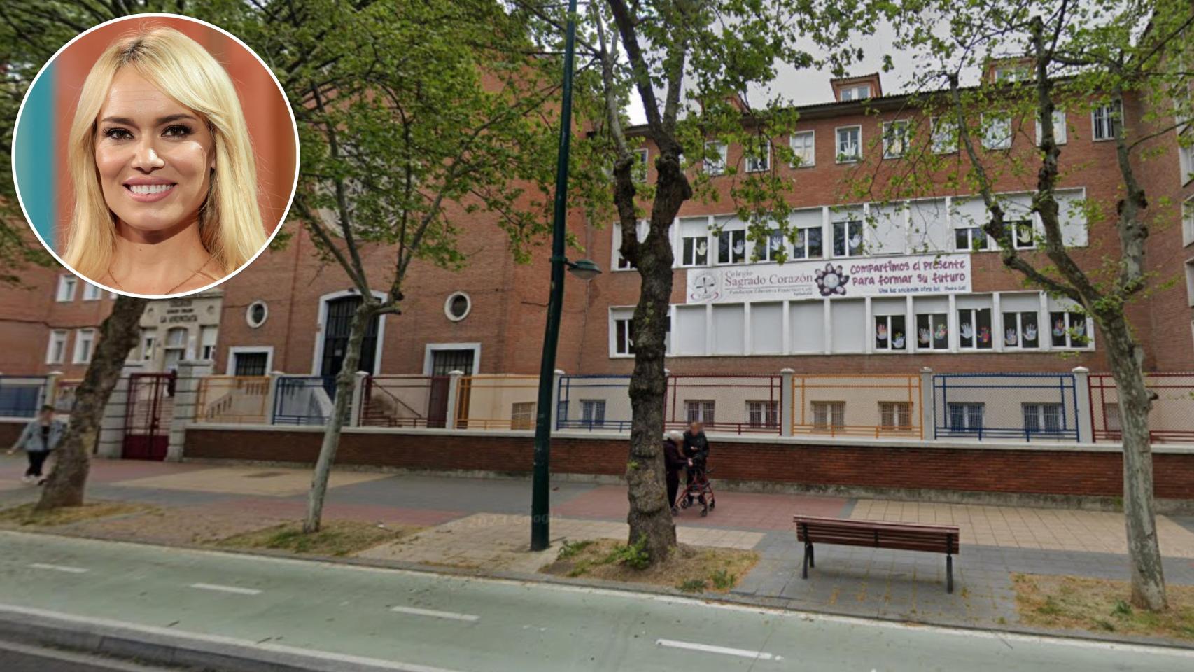 El colegio Sagrado Corazón La Anunciata de Valladolid junto a una imagen de archivo de Patricia Conde