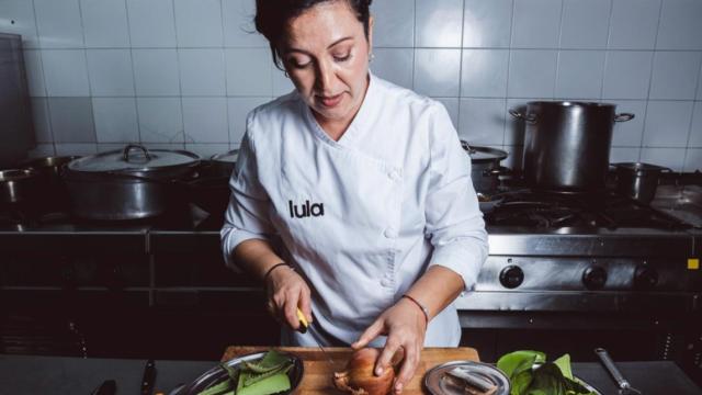 Aurora Torres, en la cocina de Lula.