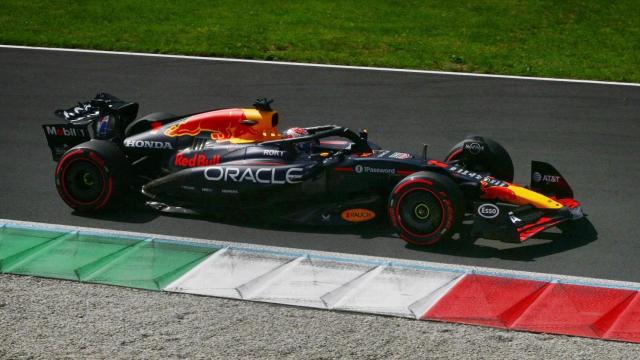 Verstappen, en la clasificación del GP de Monza.