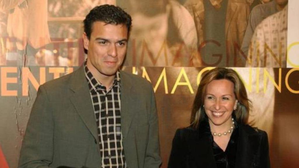 Pedro Sánchez y Trinidad Jiménez durante un acto en marzo de 2004.