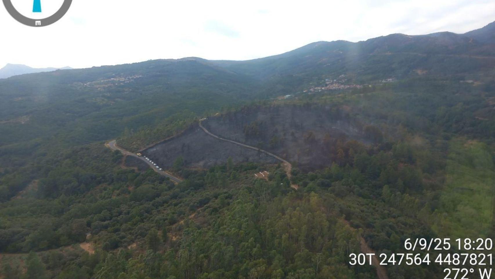 Incendio en Garcibuey (Salamanca)
