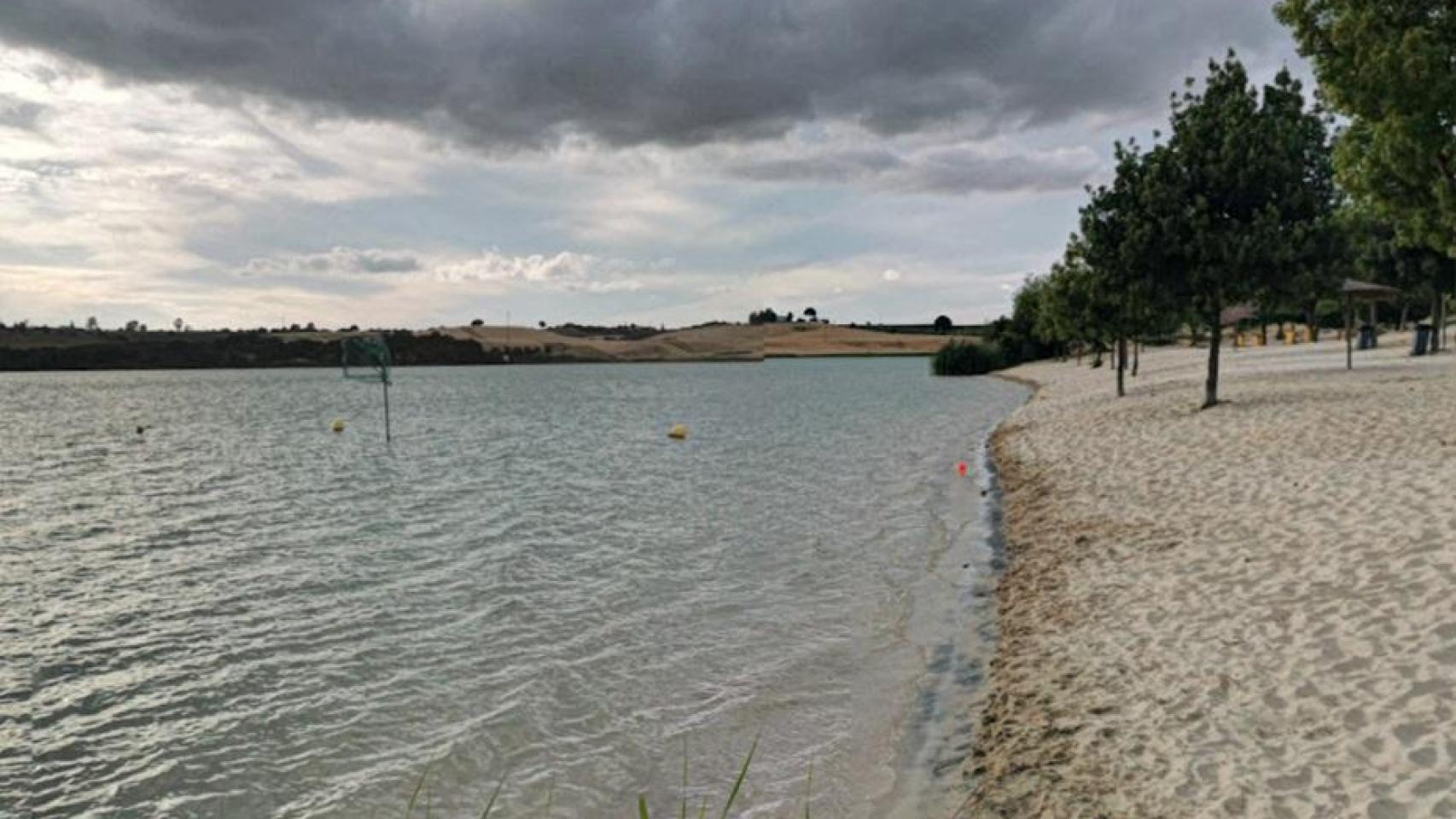 Playa artificial de Arcos de la Frontera (Cádiz).