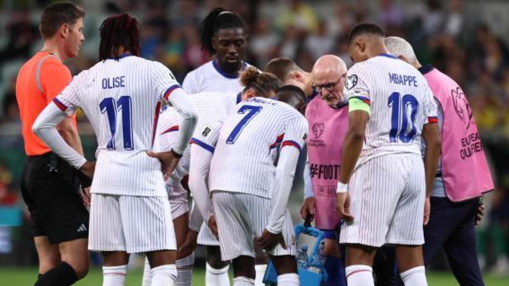 Dembélé se lesiona contra Ucrania.