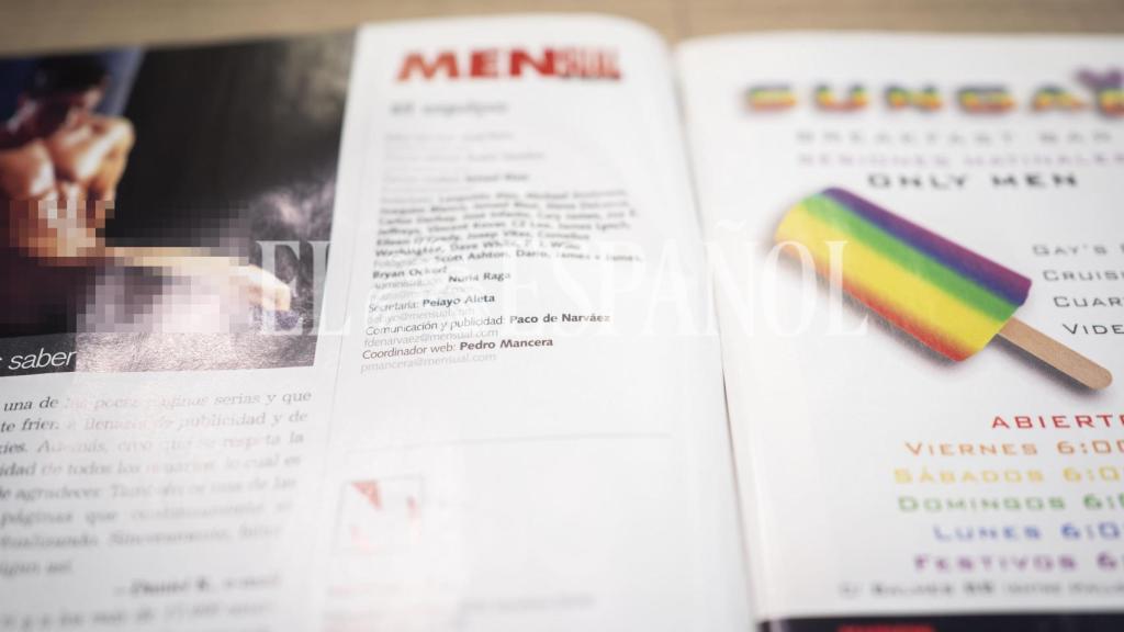 El equipo de la revista en el que aparece Paco Narváez