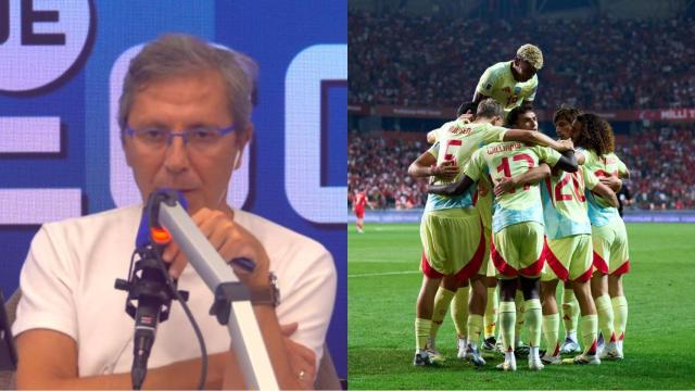 Imagen de Paco González y la Selección española.