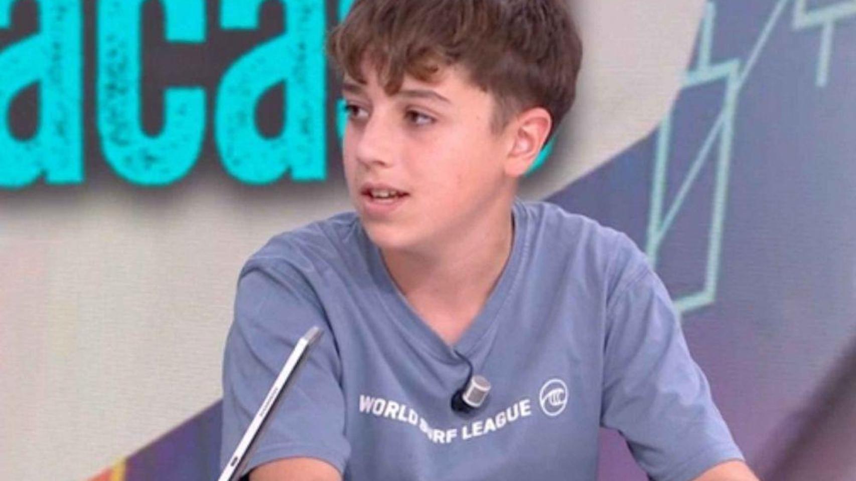 Marco Bermúdez, empresario con 14 años, en Antena 3