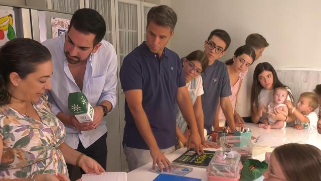 Los hijos de Chiqui y Ernesto, una pareja de Málaga