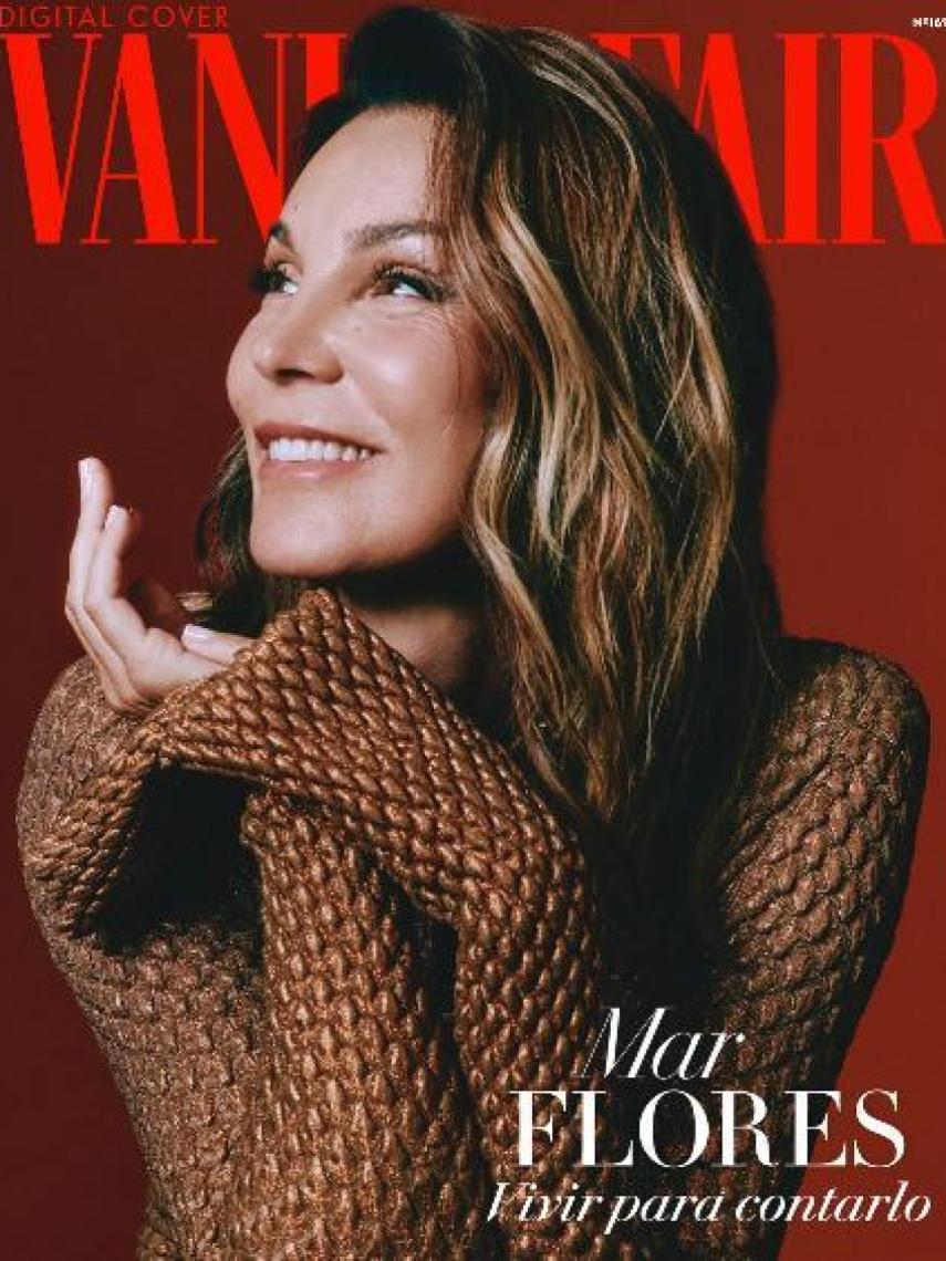 Mar Flores, en la portada de la revista 'Vanity Fair'.