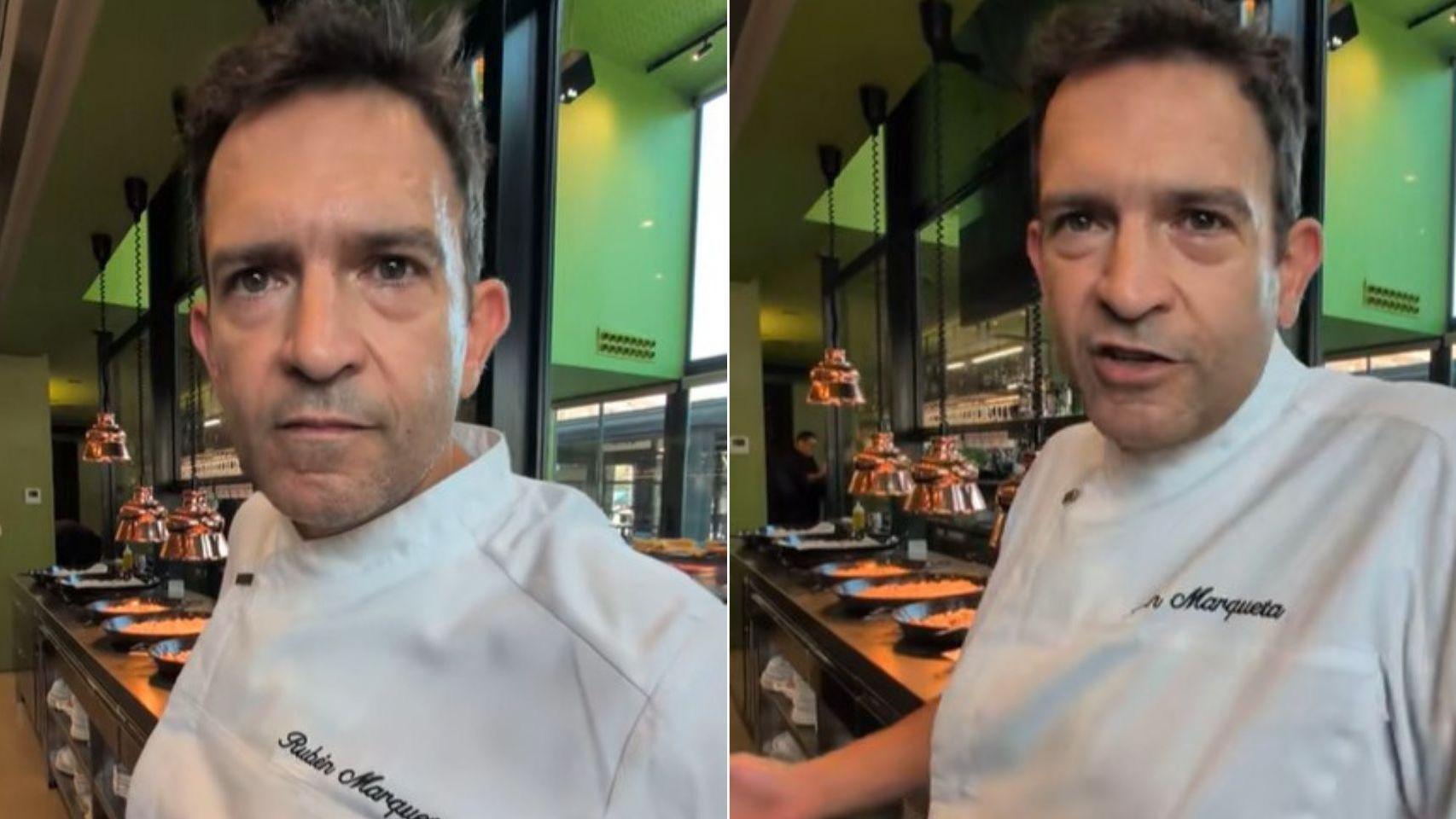 El chef Rubén Marqueta.