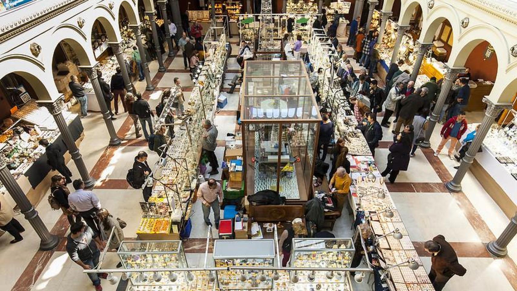 El mercadillo de minerales es muy conocido.