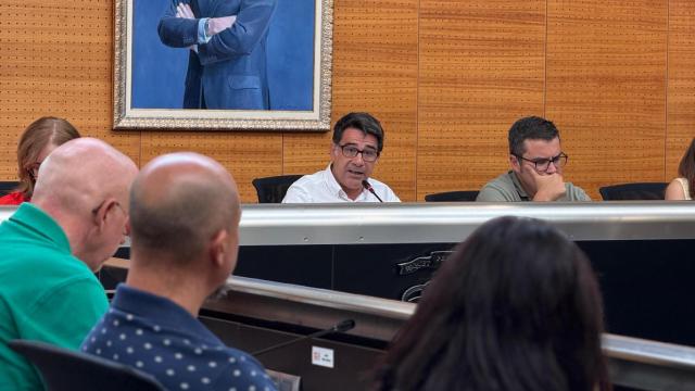 El alcalde Pachi Pascual en el pleno de este lunes.
