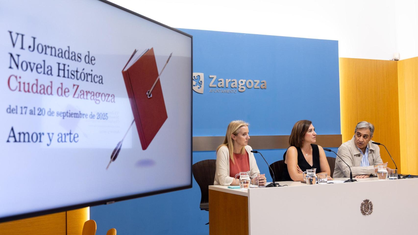 Presentación de las Jornadas de Novela Histórica Ciudad de Zaragoza 2025.